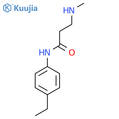 N~1~-(4-Ethylphenyl)-N~3~-methyl-beta-alaninamide structure