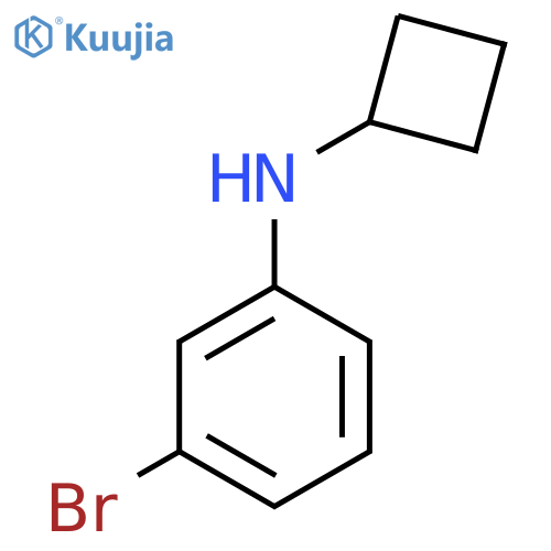 3-Bromo-N-cyclobutylaniline structure