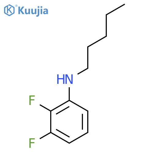 2,3-difluoro-N-pentylaniline structure