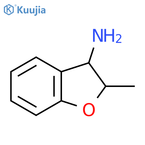 2-methyl-2,3-dihydro-1-benzofuran-3-amine structure