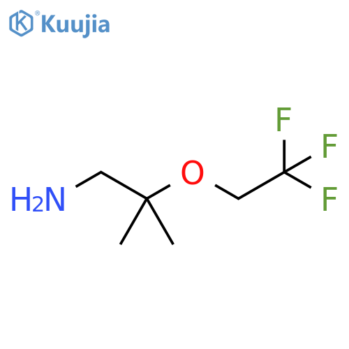 2-METHYL-2-(2,2,2-TRIFLUOROETHOXY)PROPAN-1-AMINE structure