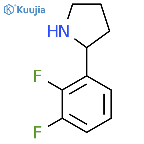 2-(2,3-Difluorophenyl)pyrrolidine structure