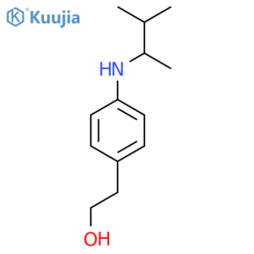2-{4-(3-methylbutan-2-yl)aminophenyl}ethan-1-ol structure