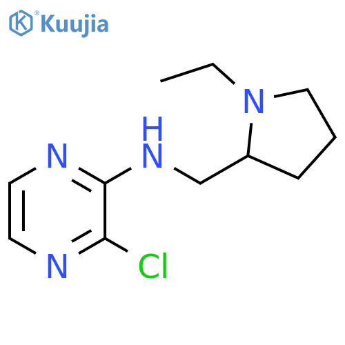 3-Chloro-n-[(1-ethylpyrrolidin-2-yl)methyl]pyrazin-2-amine structure