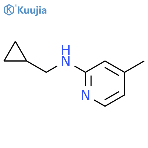 N-(Cyclopropylmethyl)-4-methylpyridin-2-amine structure