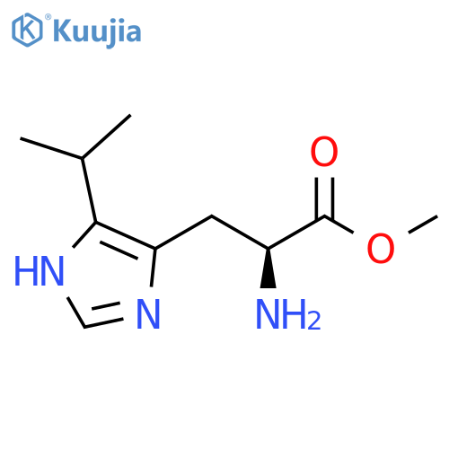methyl 2-amino-3-2-(propan-2-yl)-1H-imidazol-1-ylpropanoate structure