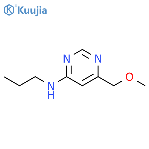 6-(methoxymethyl)-N-propylpyrimidin-4-amine structure