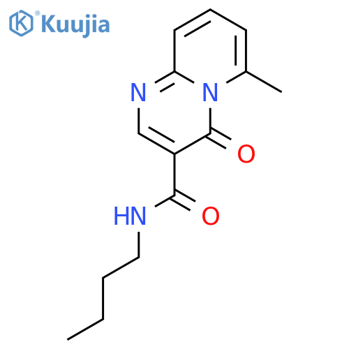 4H-Pyrido[1,2-a]pyrimidine-3-carboxamide,N-butyl-6-methyl-4-oxo- structure