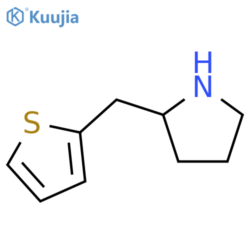2-[(thiophen-2-yl)methyl]pyrrolidine structure