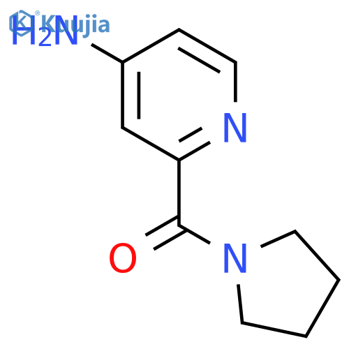 2-(Pyrrolidine-1-carbonyl)pyridin-4-amine structure