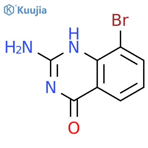 2-amino-8-bromo-3,4-dihydroquinazolin-4-one structure