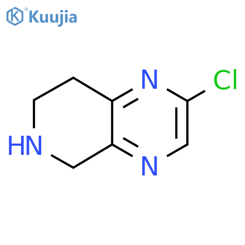 2-Chloro-5,6,7,8-tetrahydropyrido[3,4-B]pyrazine structure