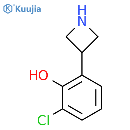2-(azetidin-3-yl)-6-chlorophenol structure