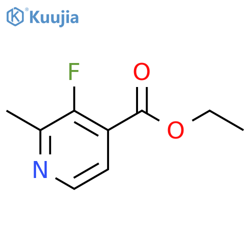 Ethyl 3-fluoro-2-methylisonicotinate structure