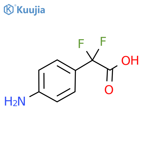 4-Amino-α,α-difluorobenzeneacetic acid structure