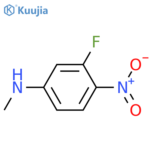 Benzenamine, 3-fluoro-N-methyl-4-nitro- structure
