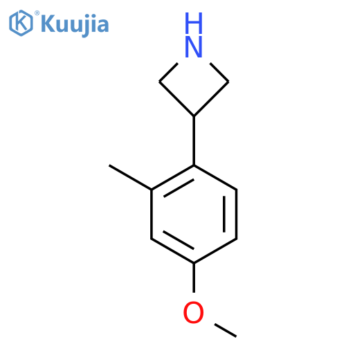 3-(4-methoxy-2-methylphenyl)azetidine structure
