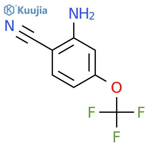 2-Amino-4-trifluoromethoxylbenzonitrile structure