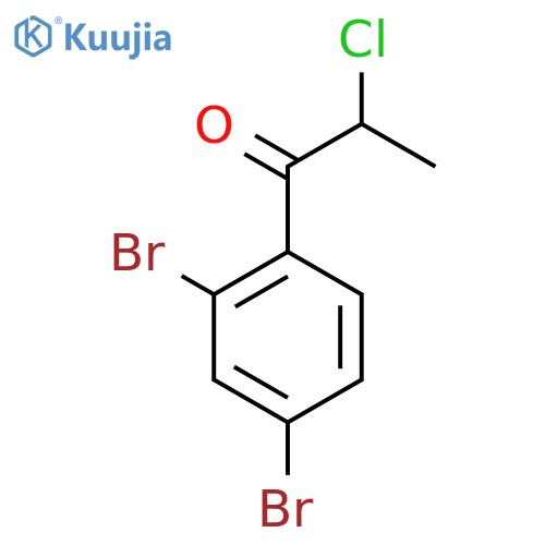 2-Chloro-2',4'-dibromopropiophenone structure