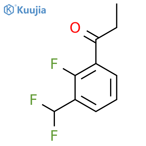 3'-(Difluoromethyl)-2'-fluoropropiophenone structure