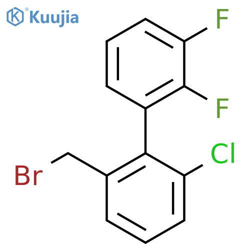 2'-Bromomethyl-6'-chloro-2,3-difluorobiphenyl structure
