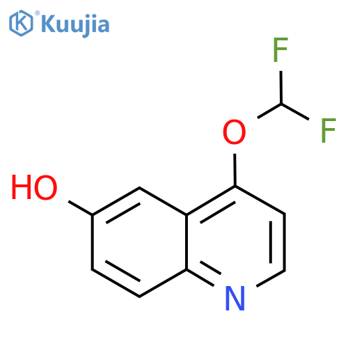 4-(Difluoromethoxy)quinolin-6-ol structure