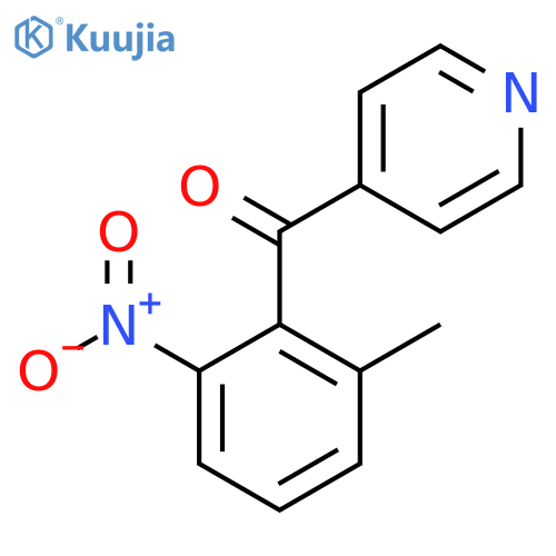 4-(2-Methyl-6-nitrobenzoyl)pyridine structure