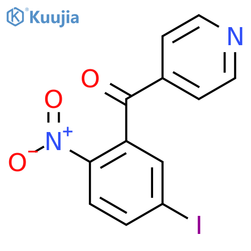 4-(5-Iodo-2-nitrobenzoyl)pyridine structure