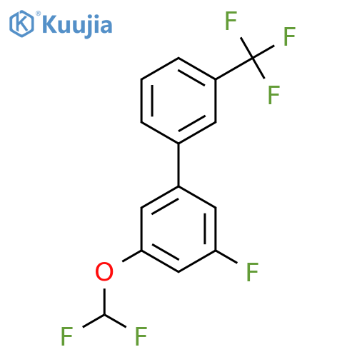 5-(Difluoromethoxy)-3-fluoro-3'-(trifluoromethyl)biphenyl structure