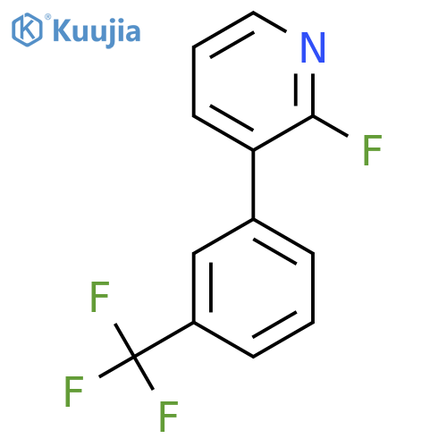 2-Fluoro-3-(3-(trifluoromethyl)phenyl)pyridine structure