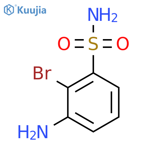 3-Amino-2-bromobenzenesulphonamide structure