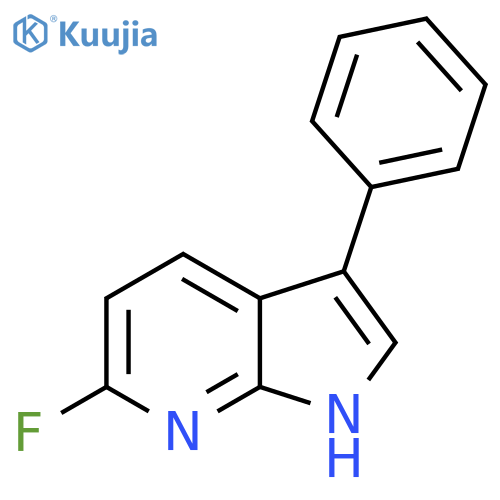 6-Fluoro-3-phenyl-1H-pyrrolo[2,3-b]pyridine structure