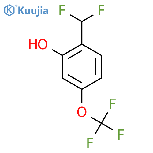 2-(Difluoromethyl)-5-(trifluoromethoxy)phenol structure