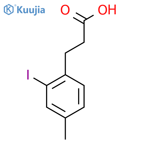 3-(2-Iodo-4-methylphenyl)propanoic acid structure