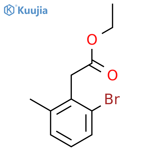 Ethyl 2-bromo-6-methylphenylacetate structure