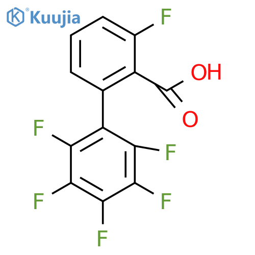 3,2',3',4',5',6'-Hexafluorobiphenyl-2-carboxylic acid structure