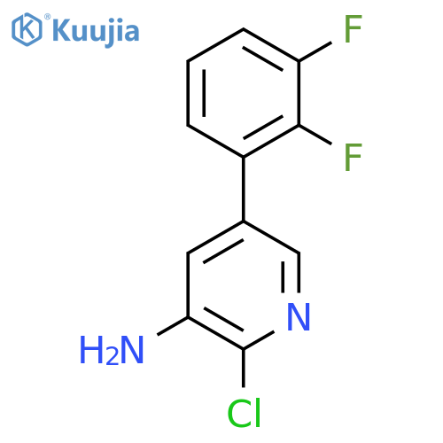 3-Amino-2-chloro-5-(2,3-difluorophenyl)pyridine structure