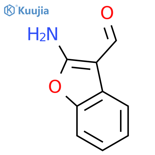 2-Aminobenzofuran-3-carbaldehyde structure