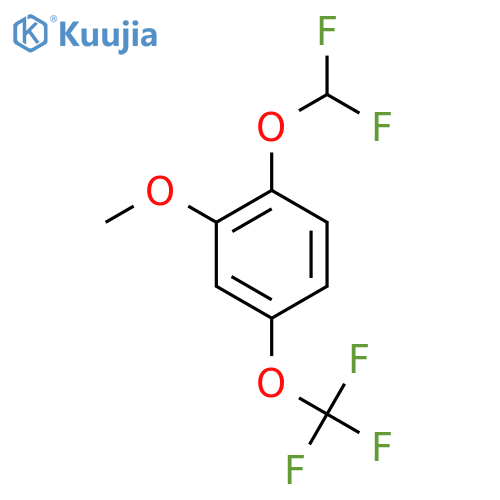 2-(Difluoromethoxy)-5-(trifluoromethoxy)anisole structure
