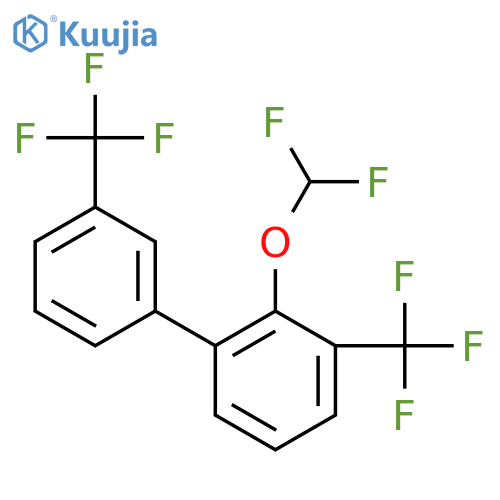 3,3'-Bis(trifluoromethyl)-2-(difluoromethoxy)biphenyl structure