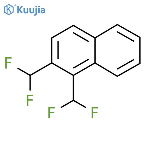 1,2-Bis(difluoromethyl)naphthalene structure
