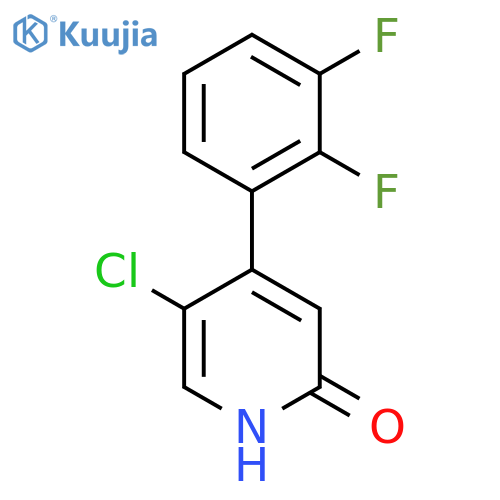 5-Chloro-4-(2,3-difluorophenyl)-2-hydroxypyridine structure