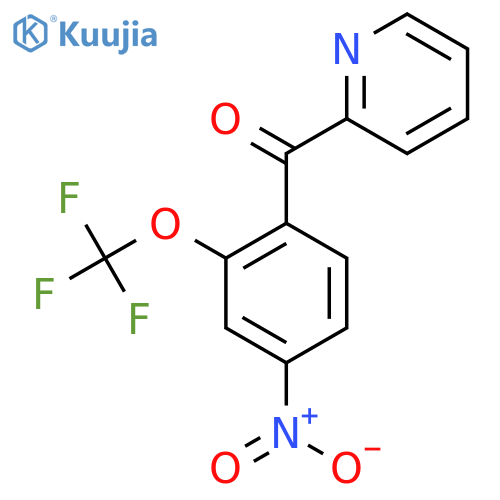 2-(2-(Trifluoromethoxy)-4-nitrobenzoyl)pyridine structure