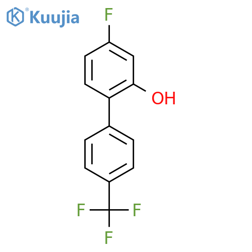 4-Fluoro-2-hydroxy-4'-(trifluoromethyl)biphenyl structure