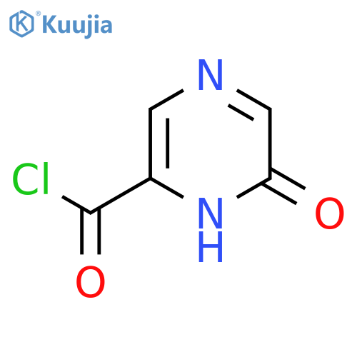 2-Hydroxypyrazine-6-carbonyl chloride structure