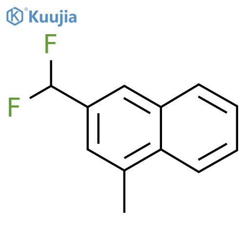 2-(Difluoromethyl)-4-methylnaphthalene structure