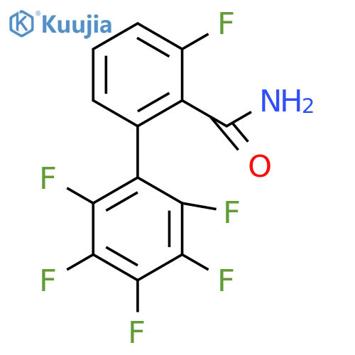 3,2',3',4',5',6'-Hexafluorobiphenyl-2-carboxylic acid amide structure