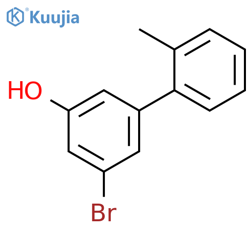3-Bromo-5-(2-methylphenyl)phenol structure