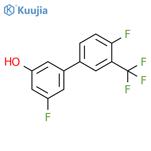 [1,1'-Biphenyl]-3-ol, 4',5-difluoro-3'-(trifluoromethyl)- structure