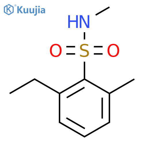 2-Ethyl-n,6-dimethylbenzene-1-sulfonamide structure